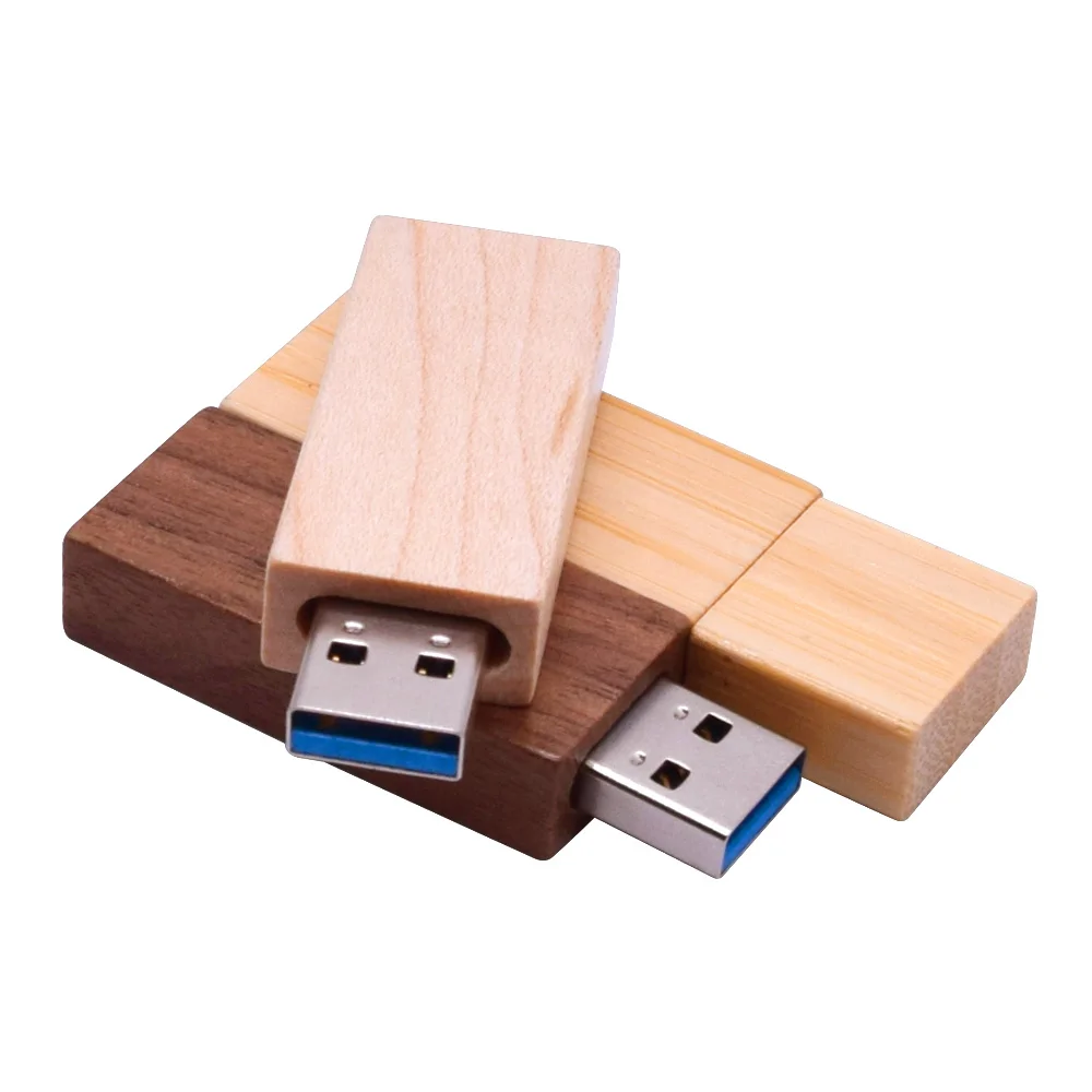USB-флеш-накопитель из бамбукового дерева флешка с индивидуальным логотипом 3 0 Гб