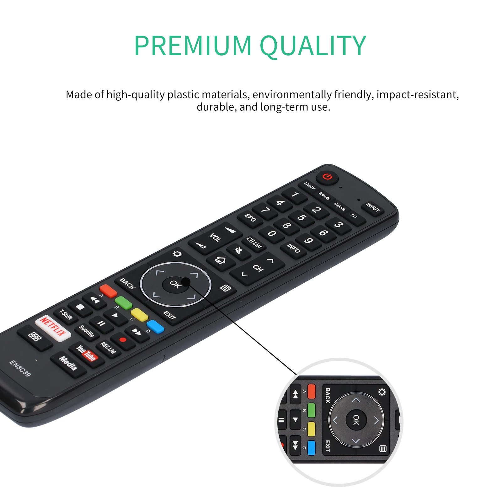 Сменный пульт дистанционного управления smart TV для HISENSE 50N7 50P7 55N7 55P7 65N7 65N8 65N9 65P7 65P8 65P9