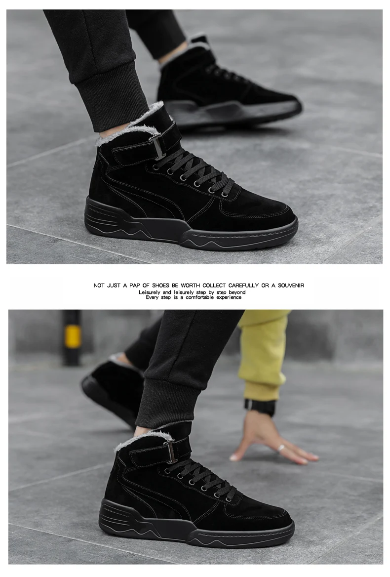 Модные мужские зимние кроссовки из хлопка; повседневная мужская обувь; Zapatos De Hombre; мужские высокие кроссовки; мужская теплая обувь; обувь для тренировок
