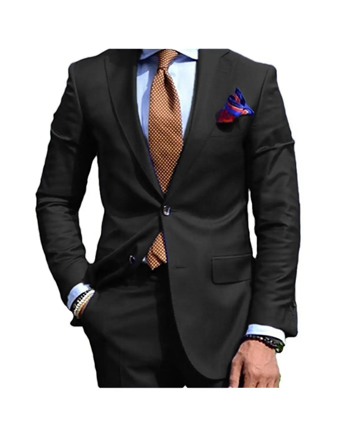 Остроконечный дизайн темно синие мужские свадебные костюмы смокинг для жениха