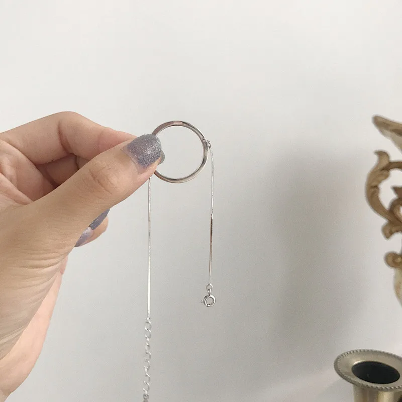 Серебряные большие круглые браслеты Silvology из стерлингового серебра 925 пробы
