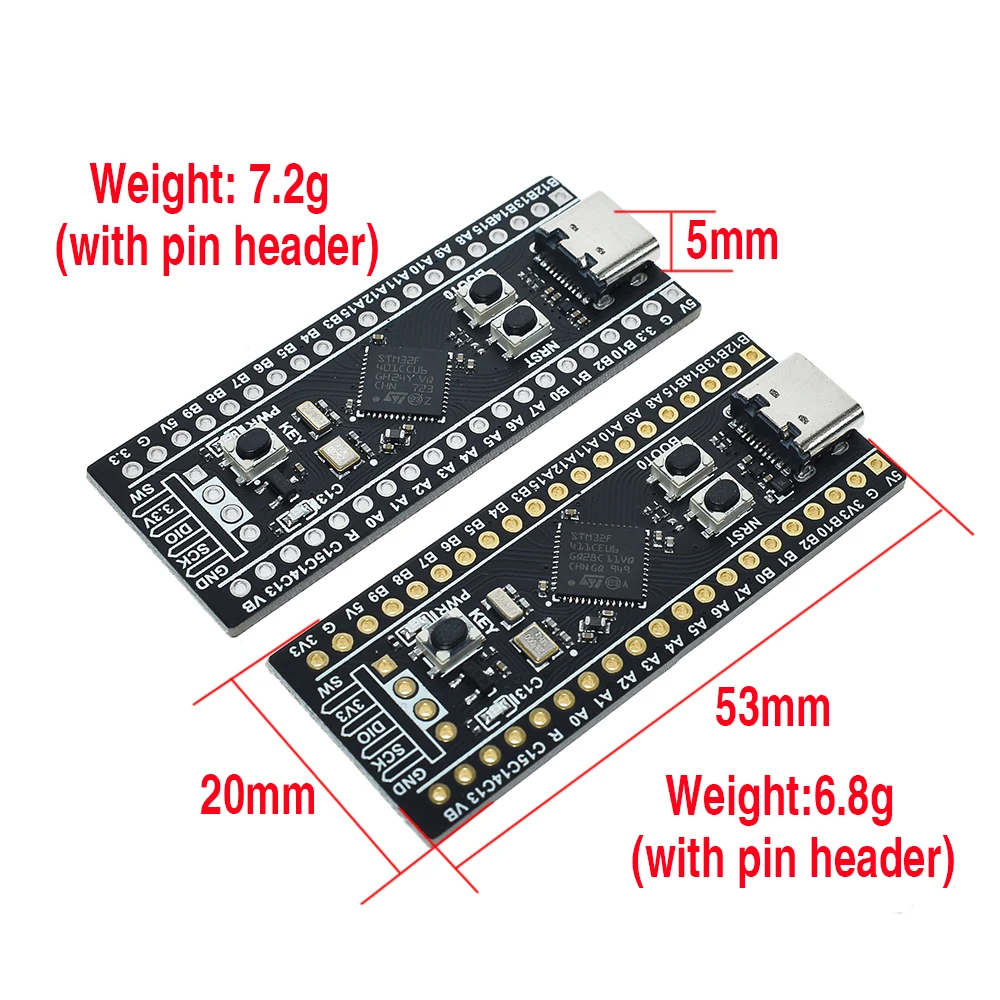 Оригинальная макетная плата STM32F401 256 Кб ROM V1.2 STM32F401CCU6 STM32F411CEU6 STM32F4 обучающая
