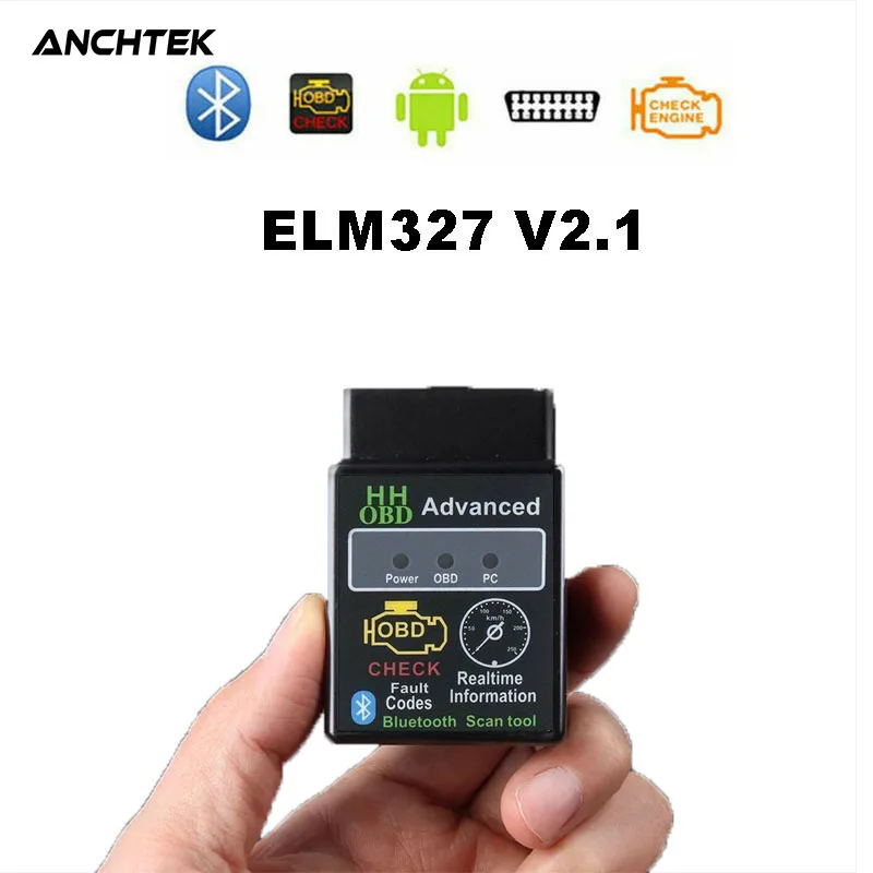 

Hh Obd Mini Bluetooth ELM327 Obdii OBD2 Auto Bus Check Engine Auto Diagnose Scanner Tool Interface Adapter Voor Android