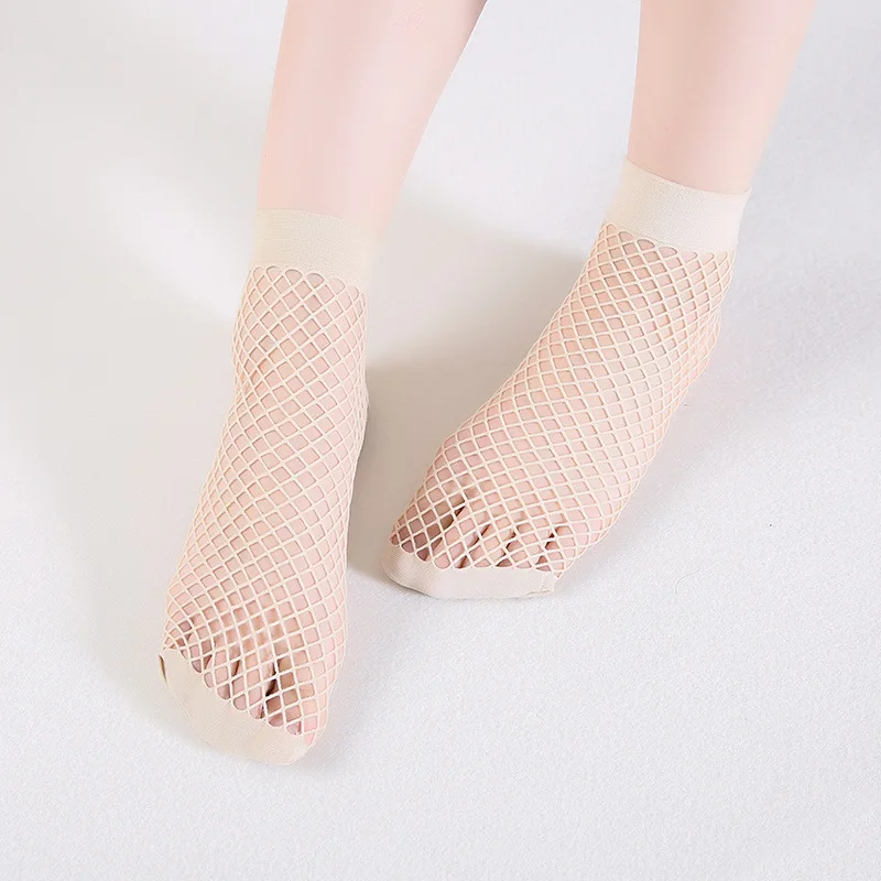 Женские ажурные носки летние дышащие сетчатые яркого цвета|Носки| |
