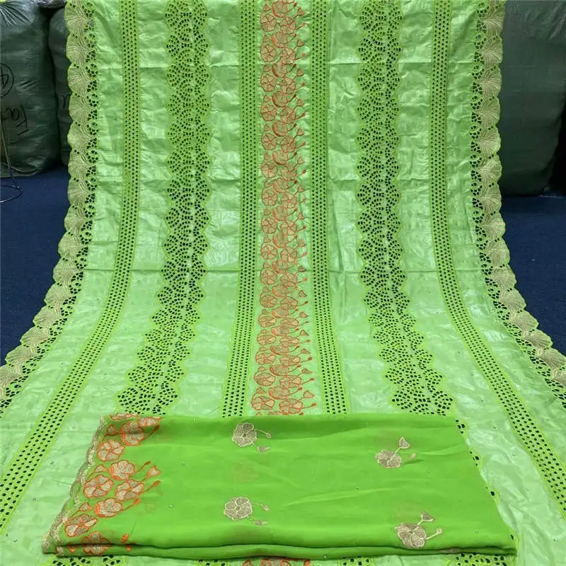 

2020 New Design 5+2 Yards/Set High Quality Embroidery Beads Bazin Riche Fabric With Tulle Lace Fabric For Women Dress! TLF99258