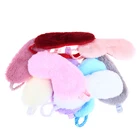 Супермягкие плюшевые маски для глаз, плюшевая маска для сна в виде кролика, Накладка для глаз с мультяшным рисунком, повязка на глаза, шелковая повязка на глаза в виде любовных облаков