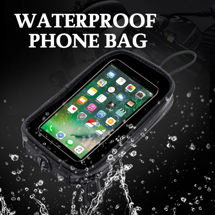 wosawe motorcycle fuel tank magnetic mobile phone bag waterproof can connect to mobile phone gps navigation box bag free global shipping
