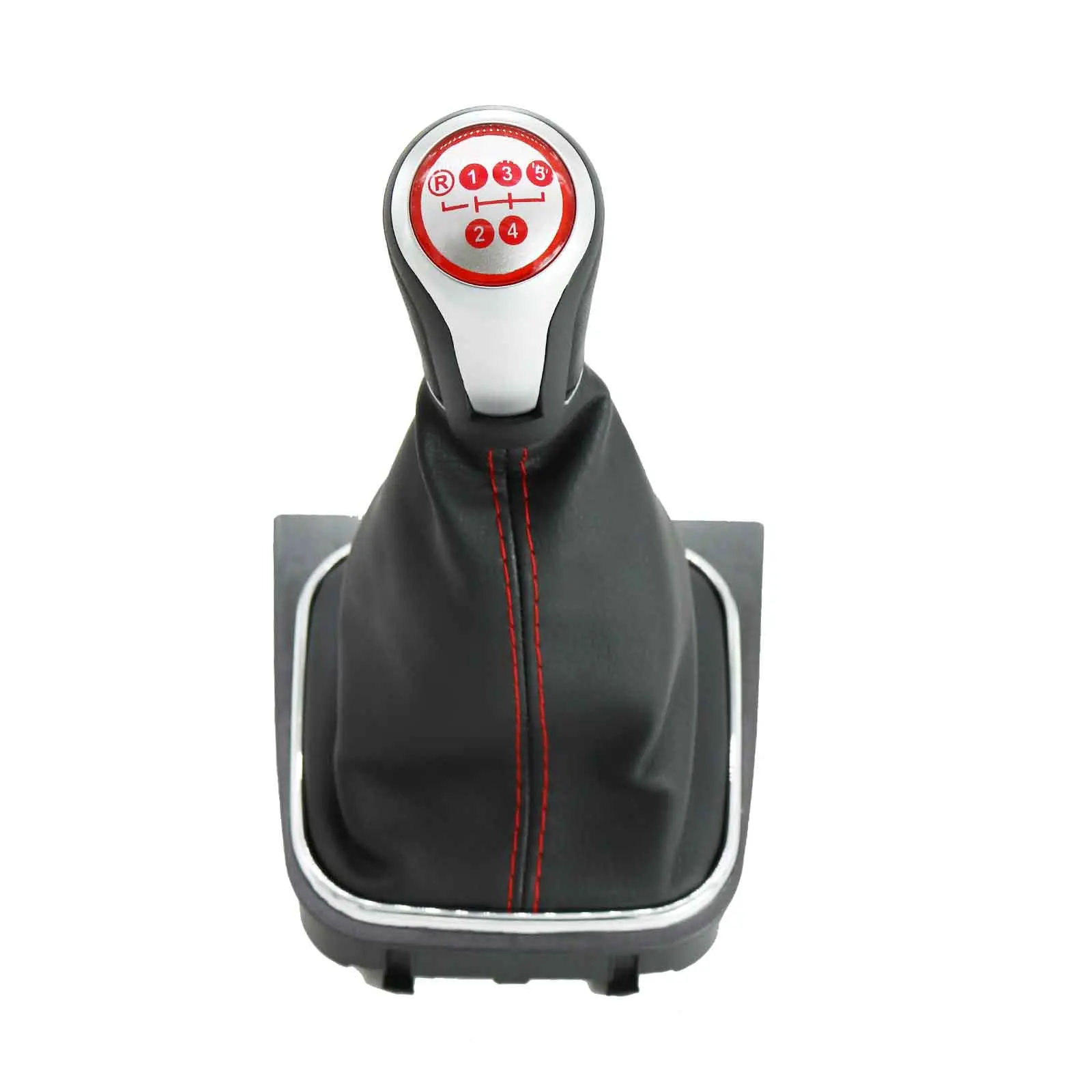 Для VW Golf 5 V MK5 R32 GTI 2004 2005 2006 2007 2008 2009 5/6 Скорость на палке с машинкой Шестерни рукоятка рычага переключения передач - Название цвета: Фиолетовый