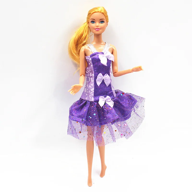 30 см шарнирная кукла с одеждой игрушки 11 шарниров аксессуары для куклы блестки