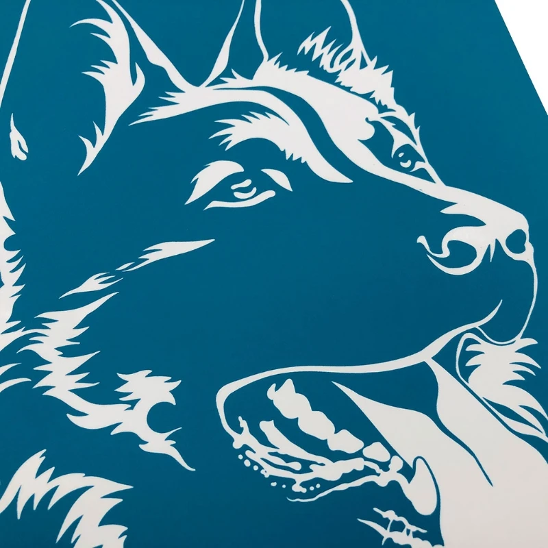 German Shepherd Self Adhesive Silk Screen Printing Stencil Mesh Transfers for DIY T-Shirt Pillow Textile Painting Decoration | Дом и сад