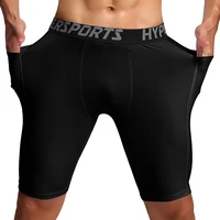 men quick dry short running leggings mens compression running tights gym fitness sport shorts leggings male underwear