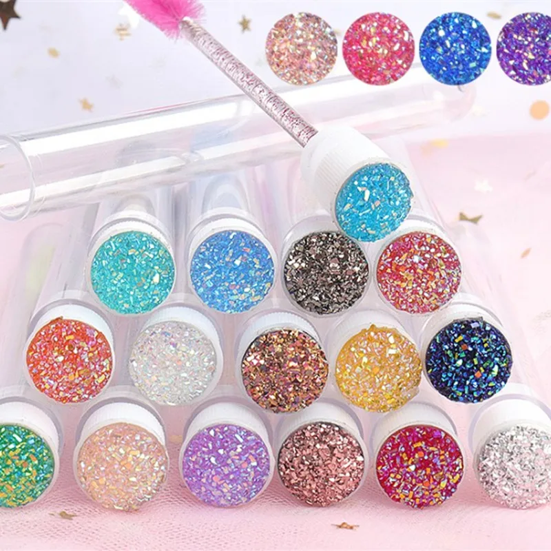 

1PC Reusable Eyelashes Brush Tube for Eyelash Extension Disposable Mascara Wands Eyebrow Brush with Applicator EyeLash Brushes