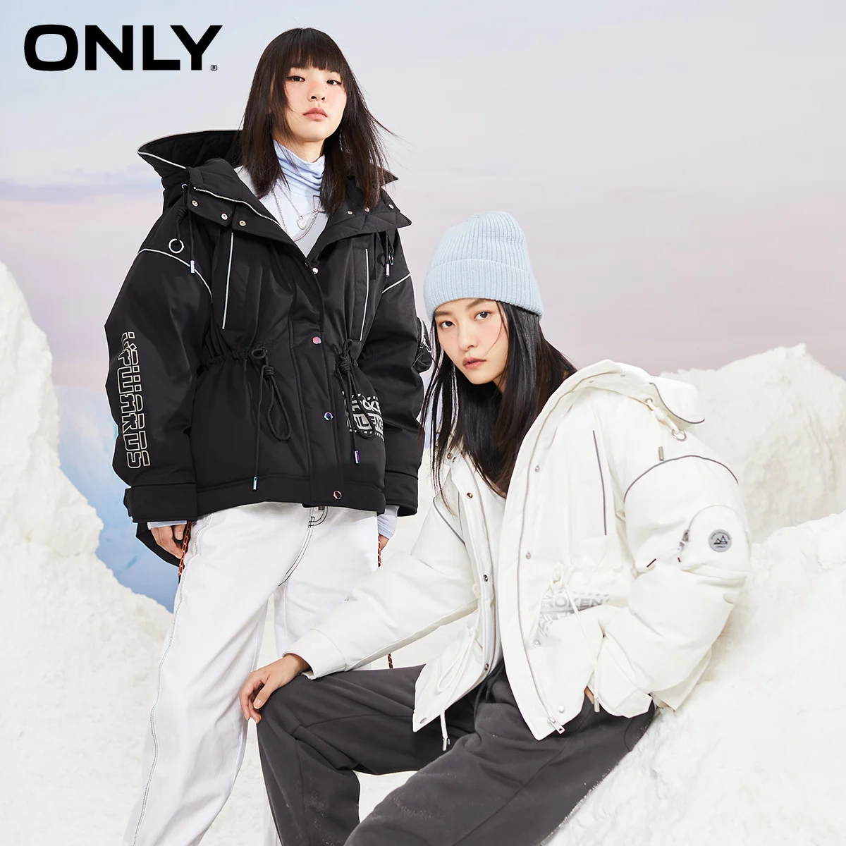 

Женский пуховик с медведем Parker wind, новая коллекция 2020 года, зима 120423066