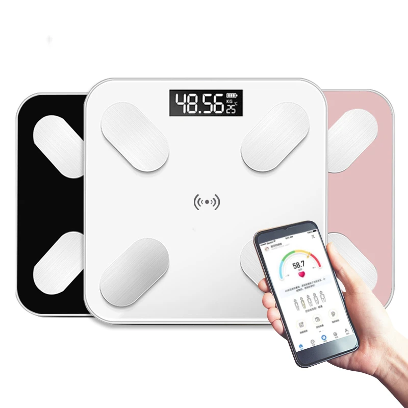 Весы для телесного жира электронные весы со светодиодным дисплеем измерения