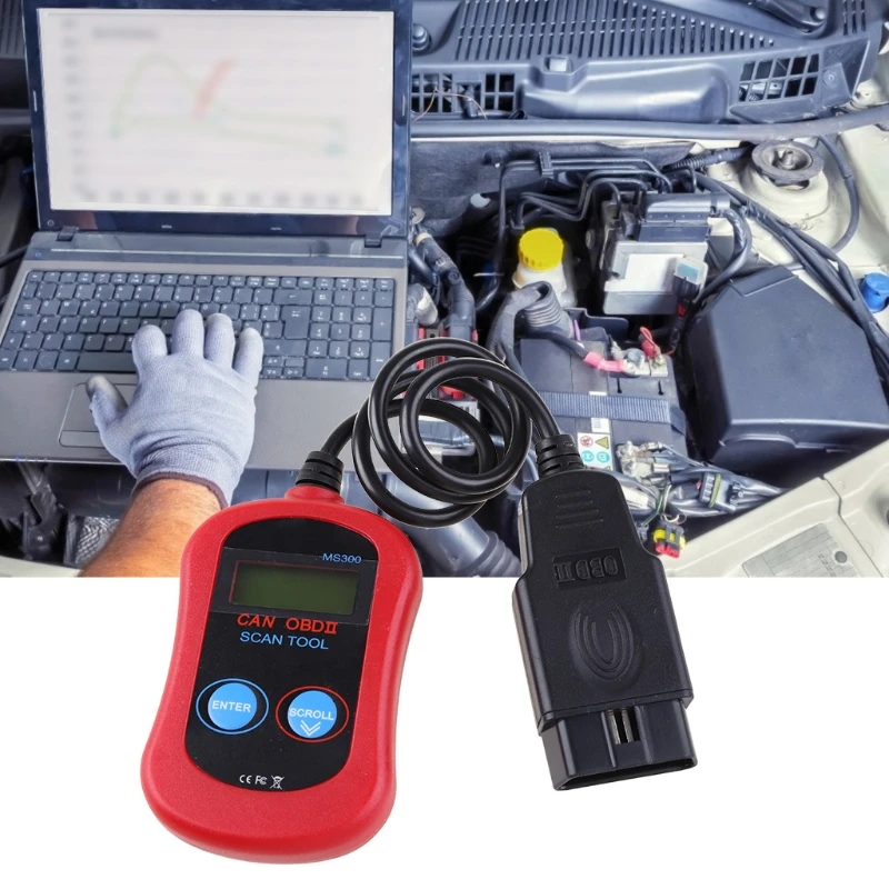 Универсальный автомобильный диагностический сканер U90C MS300 OBD2 считыватель кодов