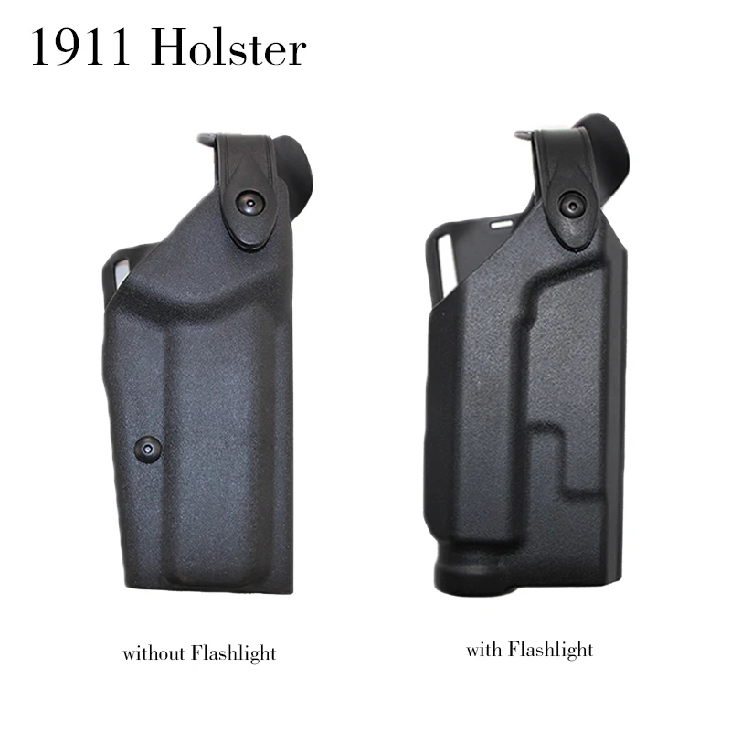 

1911 кобура для пистолета ношении фонарик талии Боевая кобура правой рукой кобуры для Охотничий Тактический военный