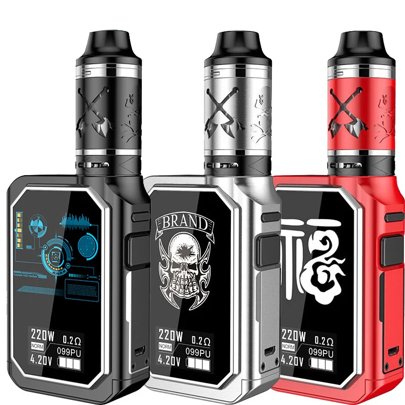 Горячая XD-X24 набор Vape с 4 мл атомайзером электронная сигарета 220 Вт Vape коробка мод Hw4 катушка головка электронная сигарета испаритель