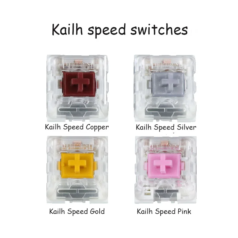 

Kailh Speed Switches Silver Mechanical keyboard Switch Linear 3 Pin SMD RGB keyboard Switch Customization