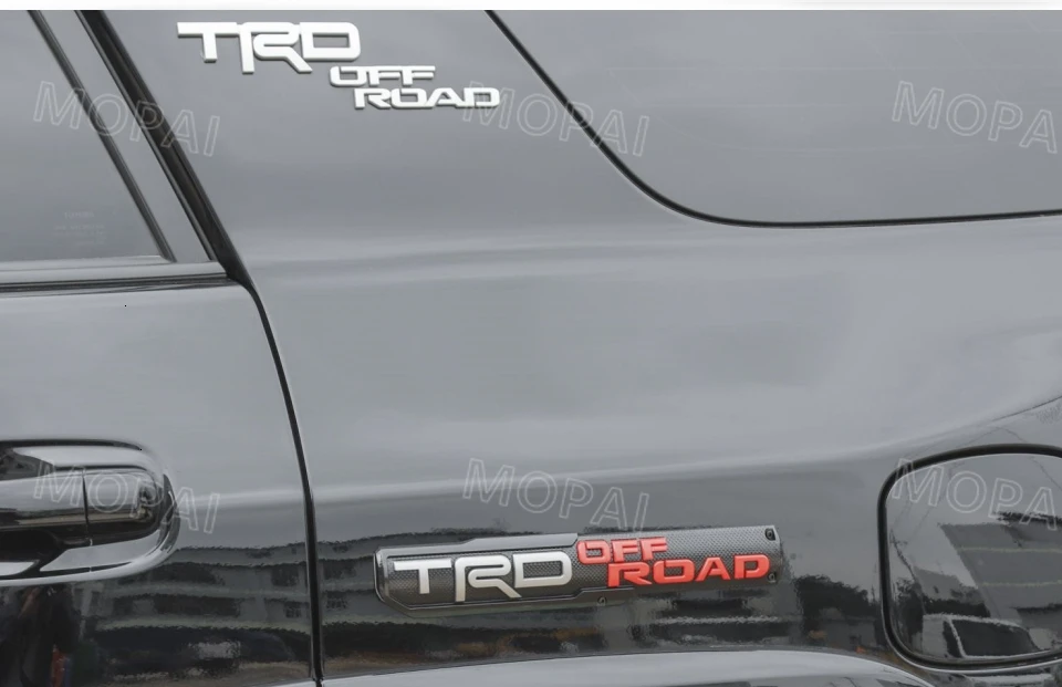 Автомобильные эмблемы MOPAI для Toyota ABS, эмблема TRD, наклейки на значок, Стайлинг для Toyota 4Runner для Toyota TUNDRA, автомобильные аксессуары