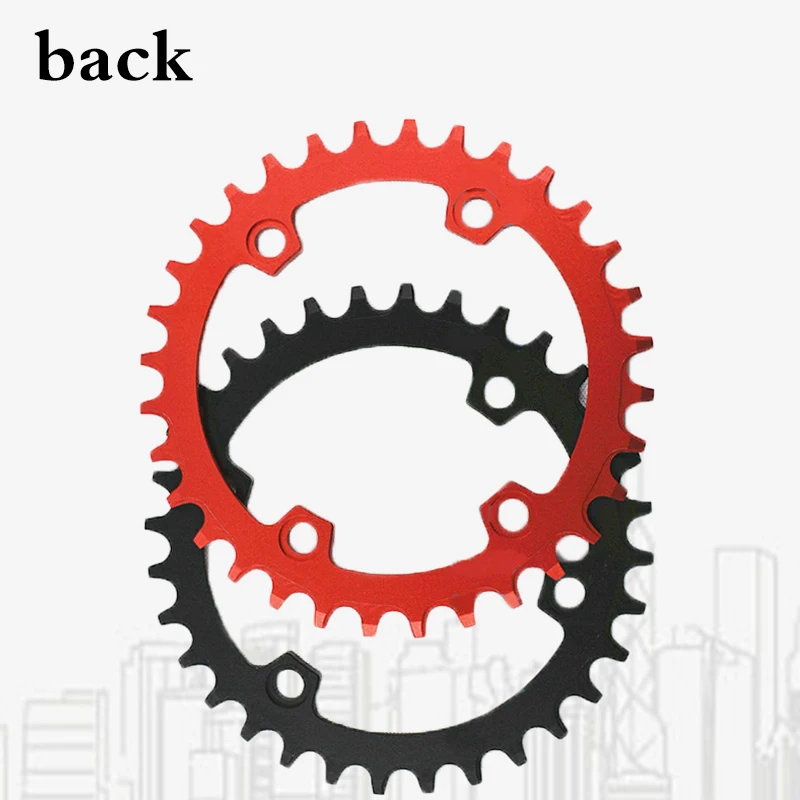 DECKAS MTB велосипедная Звездочка горная/цепь для дорожного велосипеда кольцо BCD 96 узкая широкая цепь колеса 32 T/34 T/36 T/38 T Звездочка кривошипный болт