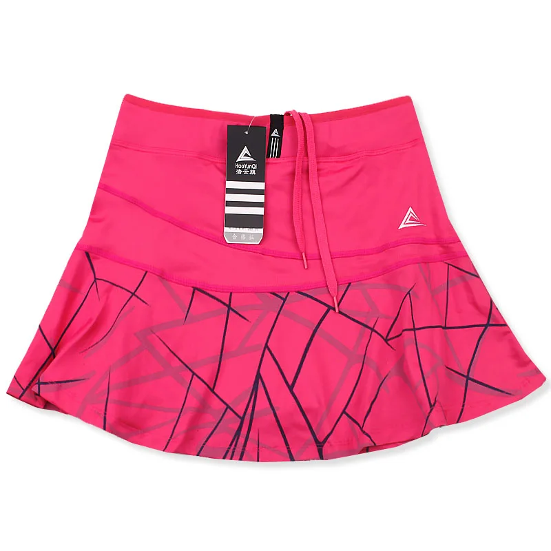 Sexy Female Cross Design Tennis skirt with Built In Short, High Waist Tennis Skorts For Women, Girls Yoga Sport Badminton Skirts