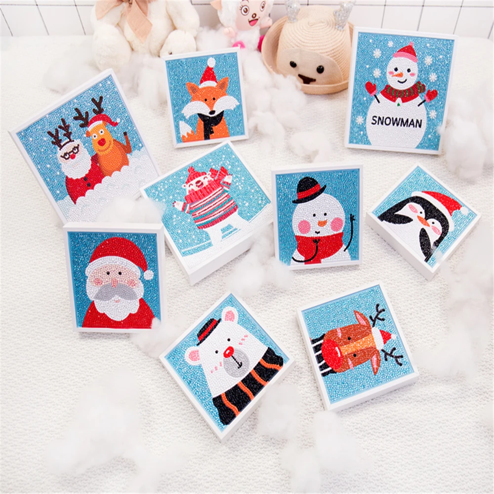 EverShine DIY Diamond Painting Special Shape Cartoon Christmas Embroidery Mosaic Santa Claus Handwork Wall Decoration | Дом и сад