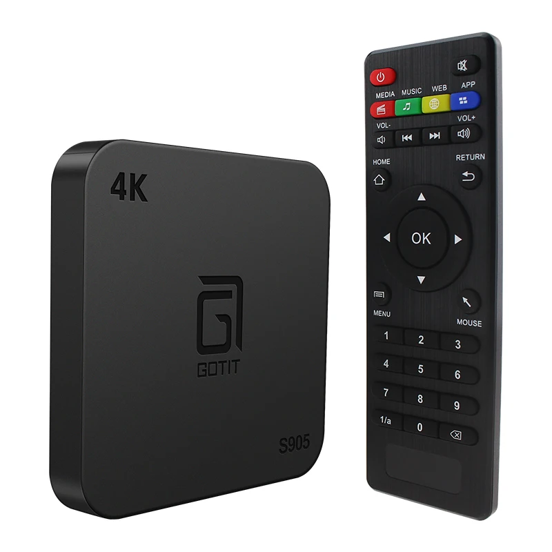 IP ТВ приставка GOTIT S905 Android 7 1 ГБ/8 ГБ 2 ГБ/16 опционально Amlogic S905W четырехъядерный