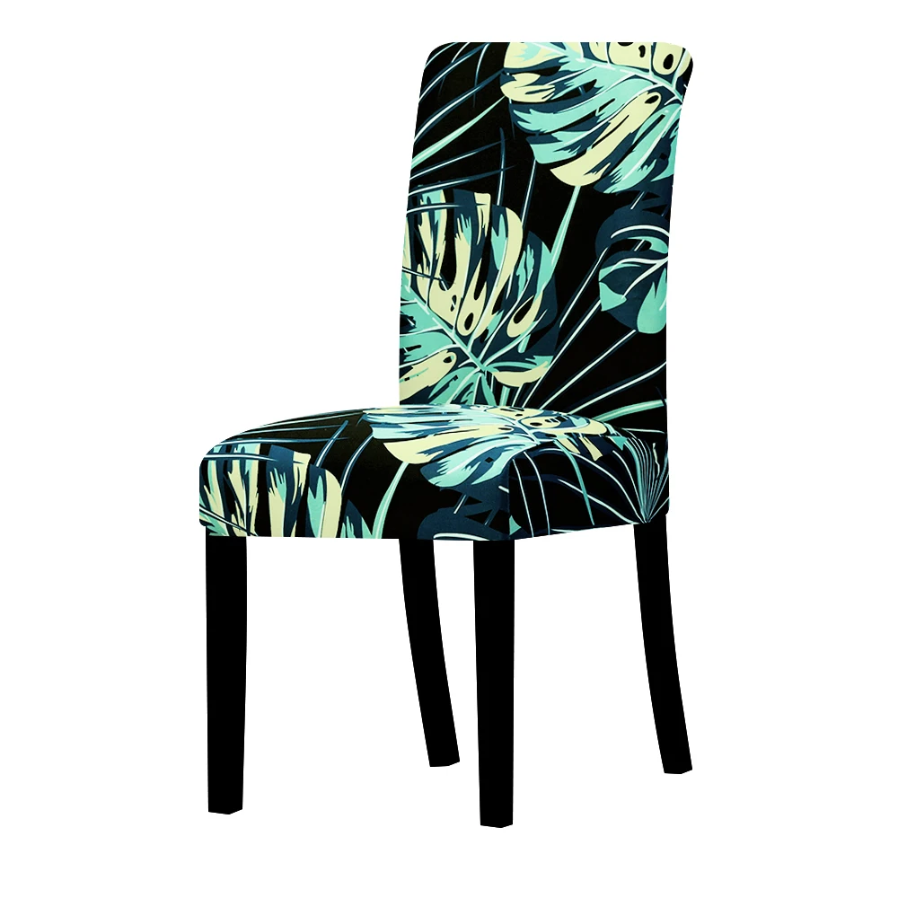 Чехлы для стульев с принтом большие эластичные чехлы офисных домашней вечеринки