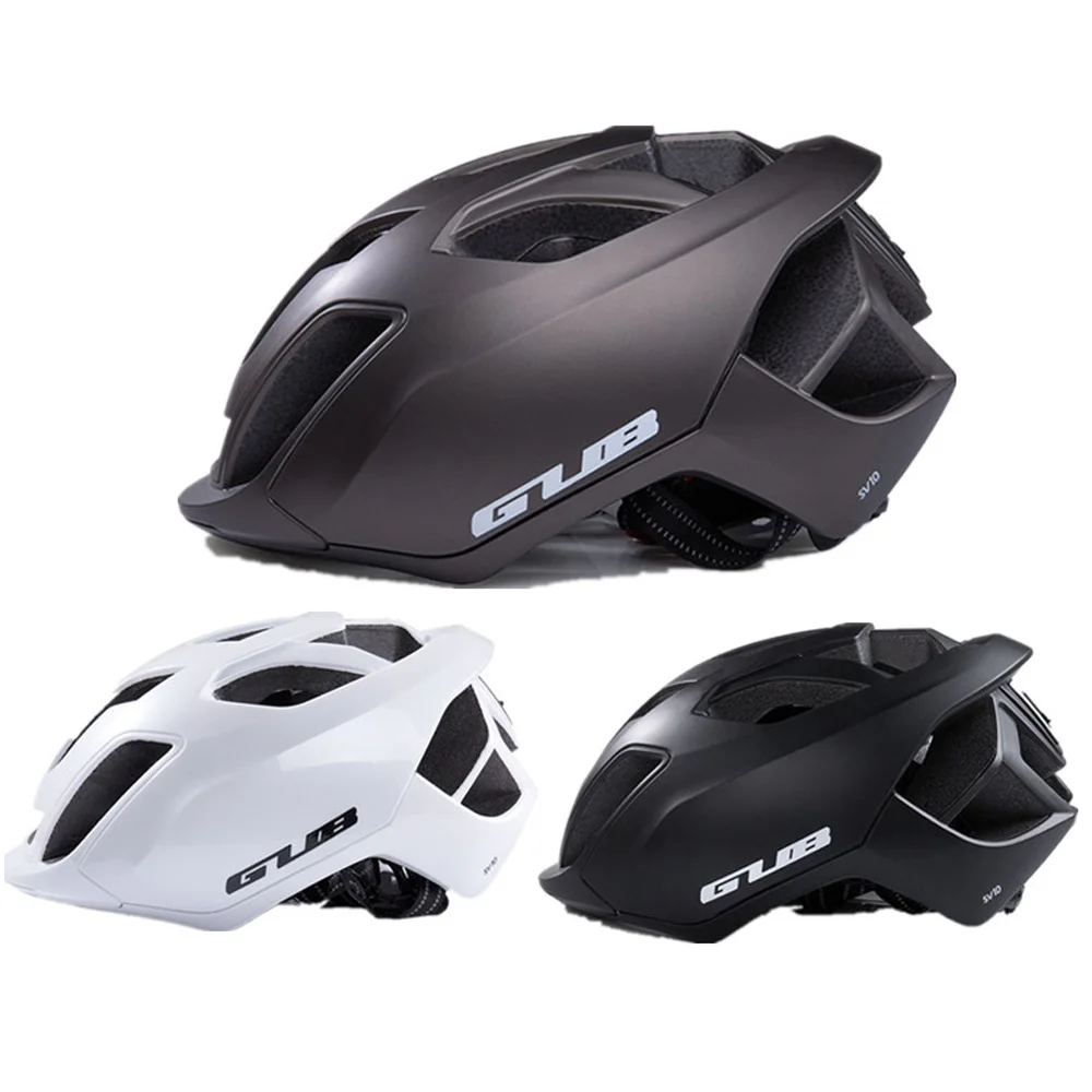 

GUB Bike Helmet Breathable Bicycle Helmets In-mold Mountain Bike Riding Cycling Helmet with Tail Light (Built-in Battery)