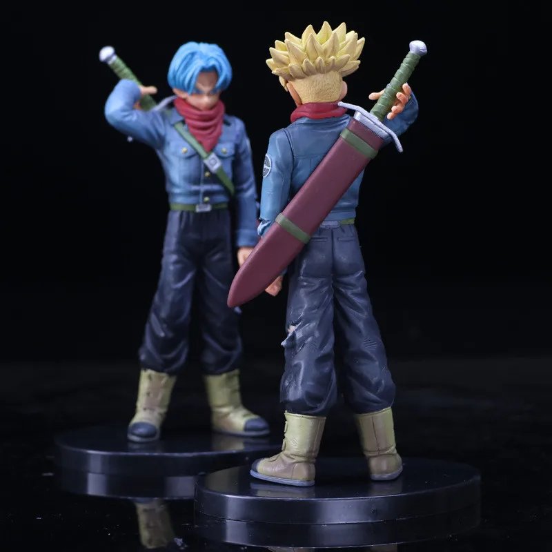 Драконий жемчуг Z Trunks меч для переноски в будущем Синий Золотой стиль волос