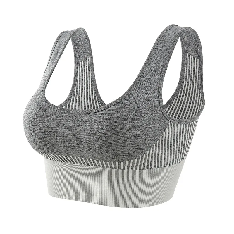 Спортивный бюстгальтер Croptop для фитнеса тренажерного зала женское нижнее белье