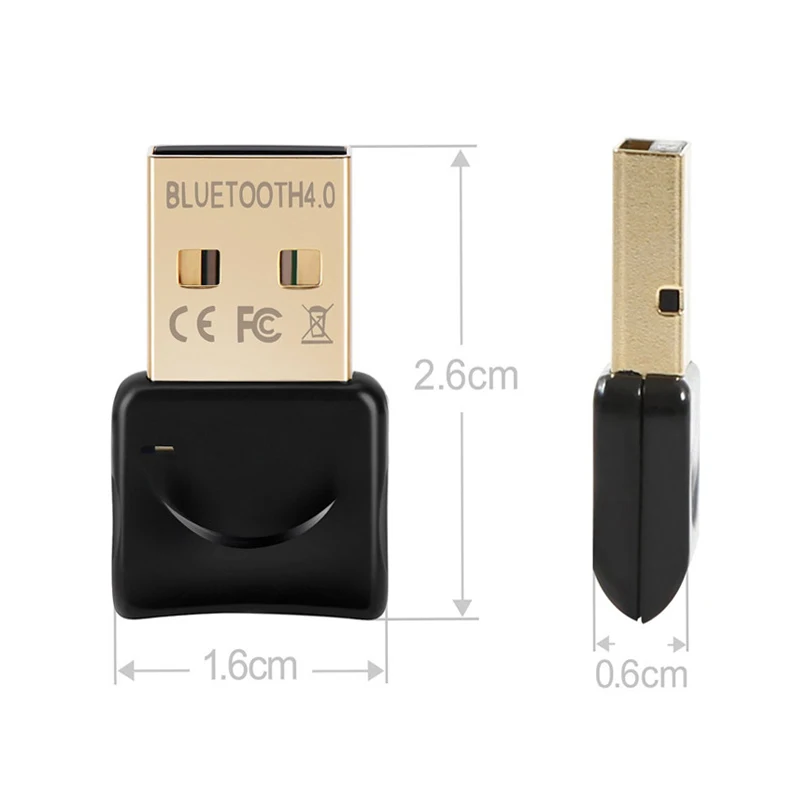 USB Bluetooth адаптер беспроводной Ключ 4 0 музыкальный приемник для компьютера ПК blutooth