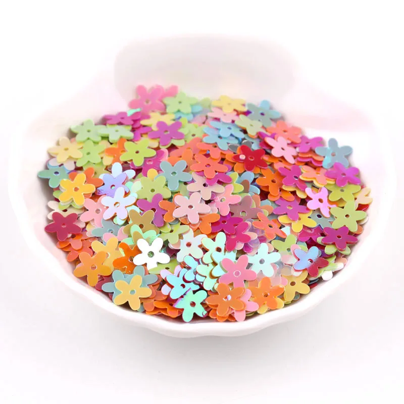 20 г цвет в форме цветка блёстки цветы сливы отверстие сшитые вручную Одежда diy