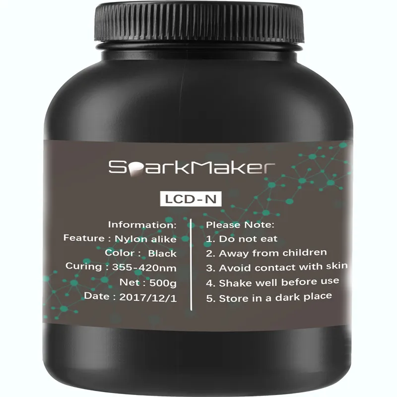 Нить для 3D принтера Sparkmaker УФ смола 3d принтер литой яркие ювелирные изделия детали