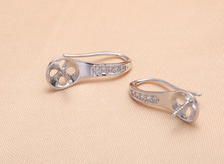 

S925 Sterlinig Silver color Natural White Pearl Jewelry Earring Gemstone for Women Silver 925 Jewelry Aros Mujer Drop Earrings