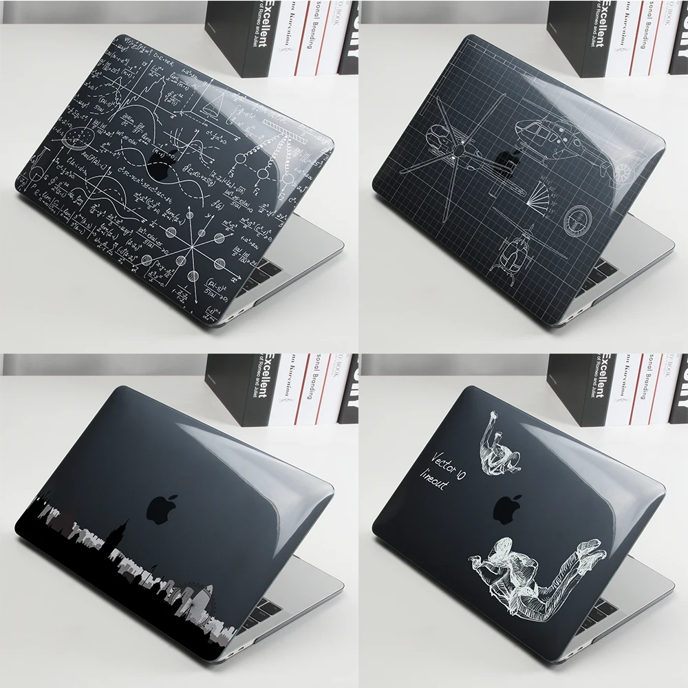 Чехол для ноутбука Apple Macbook M1 Air Pro Retina New Touch Bar 11 12 13 16 дюймов Жесткий mac book 3 Shell|Сумки