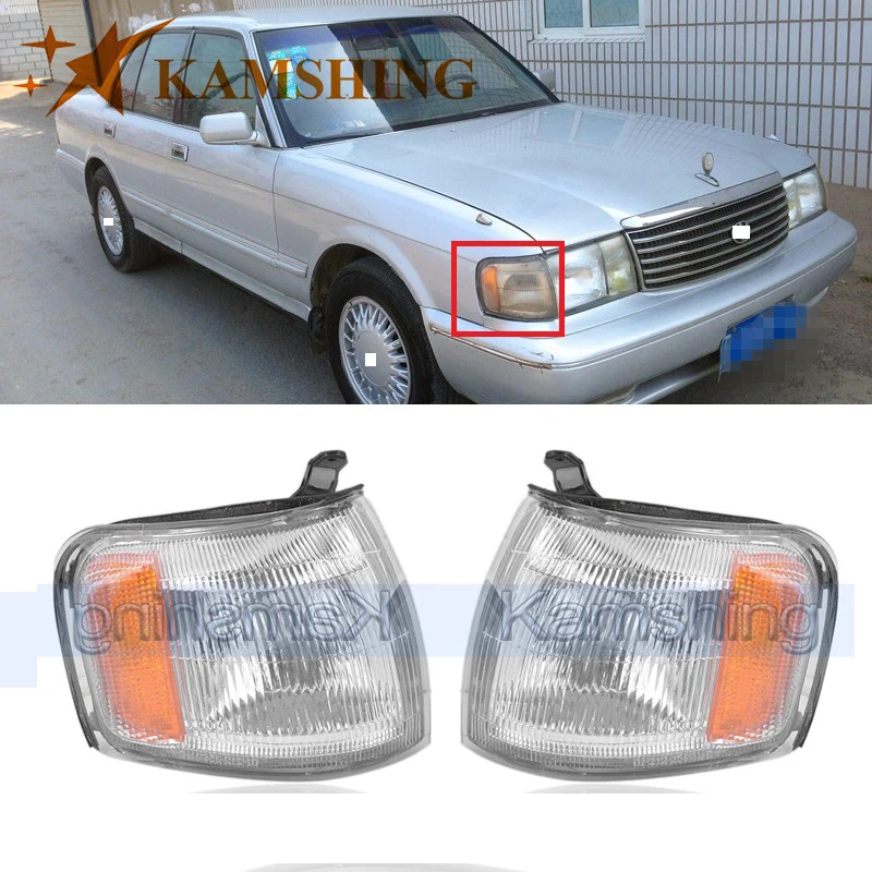 CAPQX 2 шт. для Toyota Crown 1991 1992 1993 1994 1996 спереди головной светильник боковина крыла
