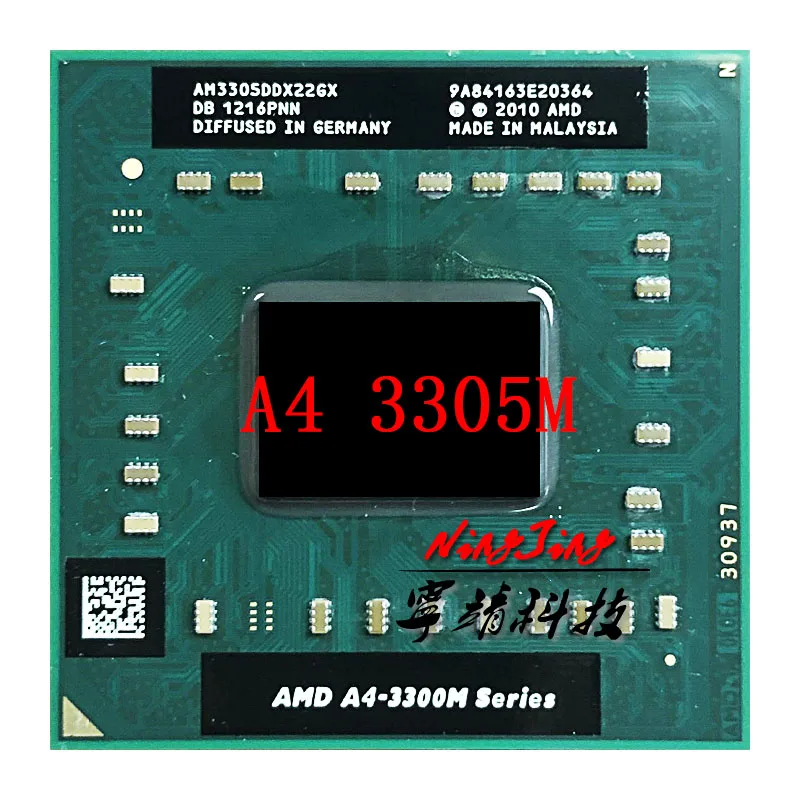 Двухъядерный процессор AMD с двумя потоками и процессором AM3305DDX22GX Socket FS1 3305 м A4 ГГц 1