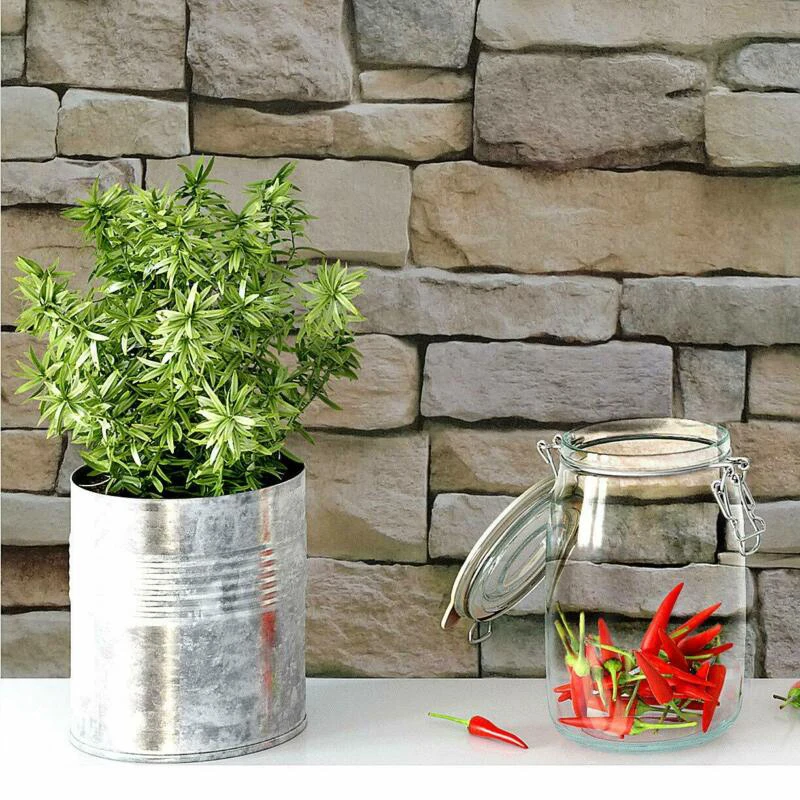 Камень текстурированный пилинг и палка для гостиной стены Stikcker домашний Декор 3D