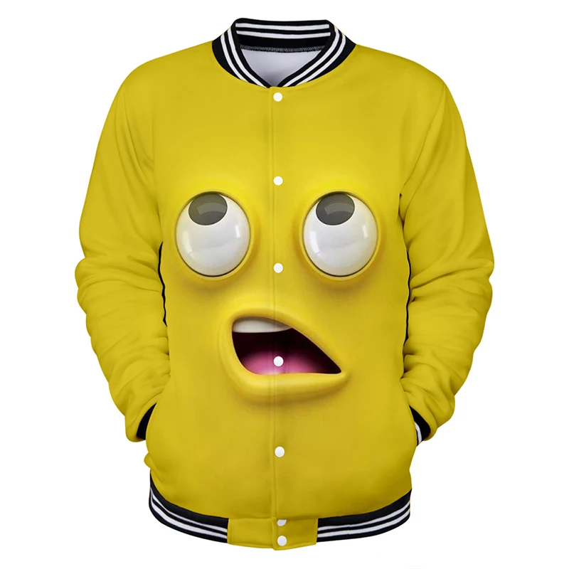 

3d Baseball Jacket Coat Funny Anime Cartoon Candy Colors Fashion Men Women Hoodie Sweatshirts Long Sleeve 3D Hoodies Jackets Top