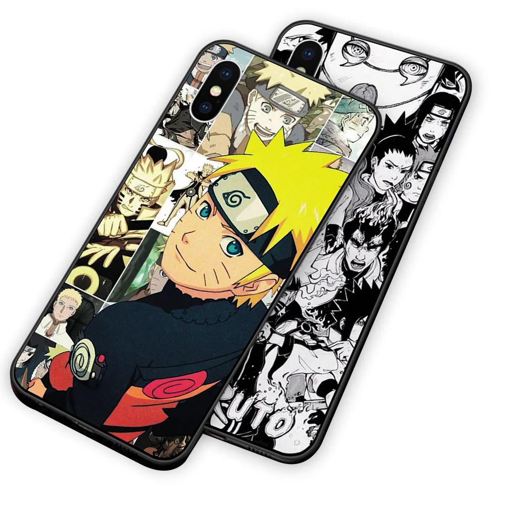 Чехол Наруто Какаши японского аниме для iphone 5 чехол задней панели 6 6S 7 8 X XS XR 11 Pro Max