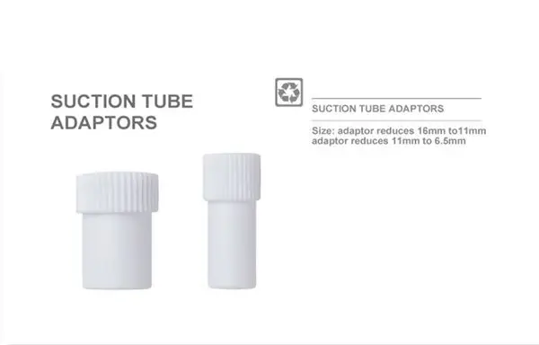 2 шт./компл. Стоматологическая всасывающая трубка конвертер слюноотсос