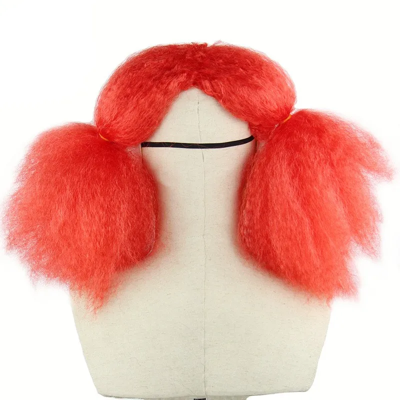 Красная маска клоуна из свиного хвоста Хэллоуин призрак ужас латексная страшная