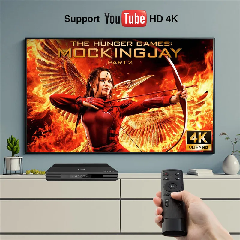 Android 9 0 Smart TV Box A95X F2 4 Гб 64 Amlogic S905X2 Поддержка Dual Wifi 1080p 4K 60fps Google Player Netflix Youtube Media |