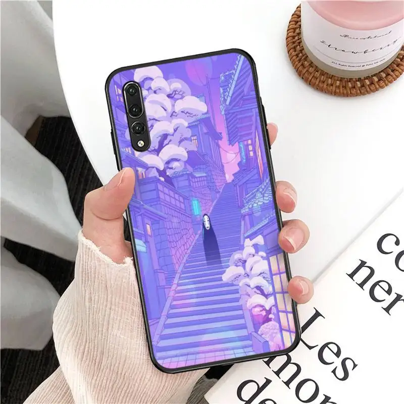 

Candy color anime landscape Phone Case For Huawei P20 lite P40 lite mate 10 20 lite P20 pro P smart 2019 Y7 P30 lite case