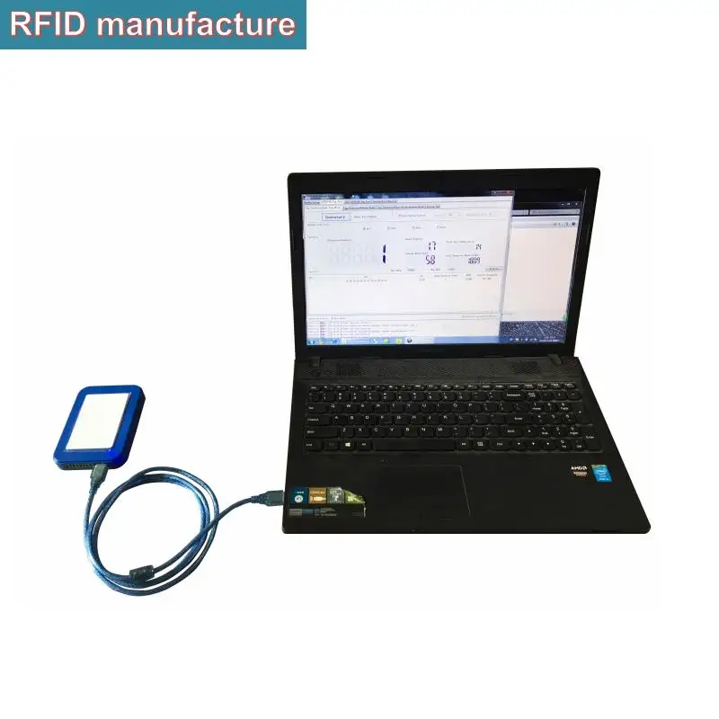 

UHF rfid tag PVC PET passive read/write UHF double card 13.56 MHz long range rfid reader impinj r2000 chip rfid reader writer