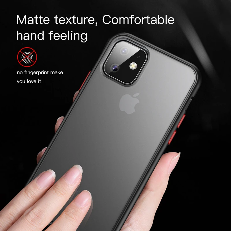 Роскошный Матовый чехол LUPHIE для iPhone 11 Pro Max, противоударный чехол для, iPhone 11, 5,8, 6,1, 6,5 дюймов, чехол s Coque Funda