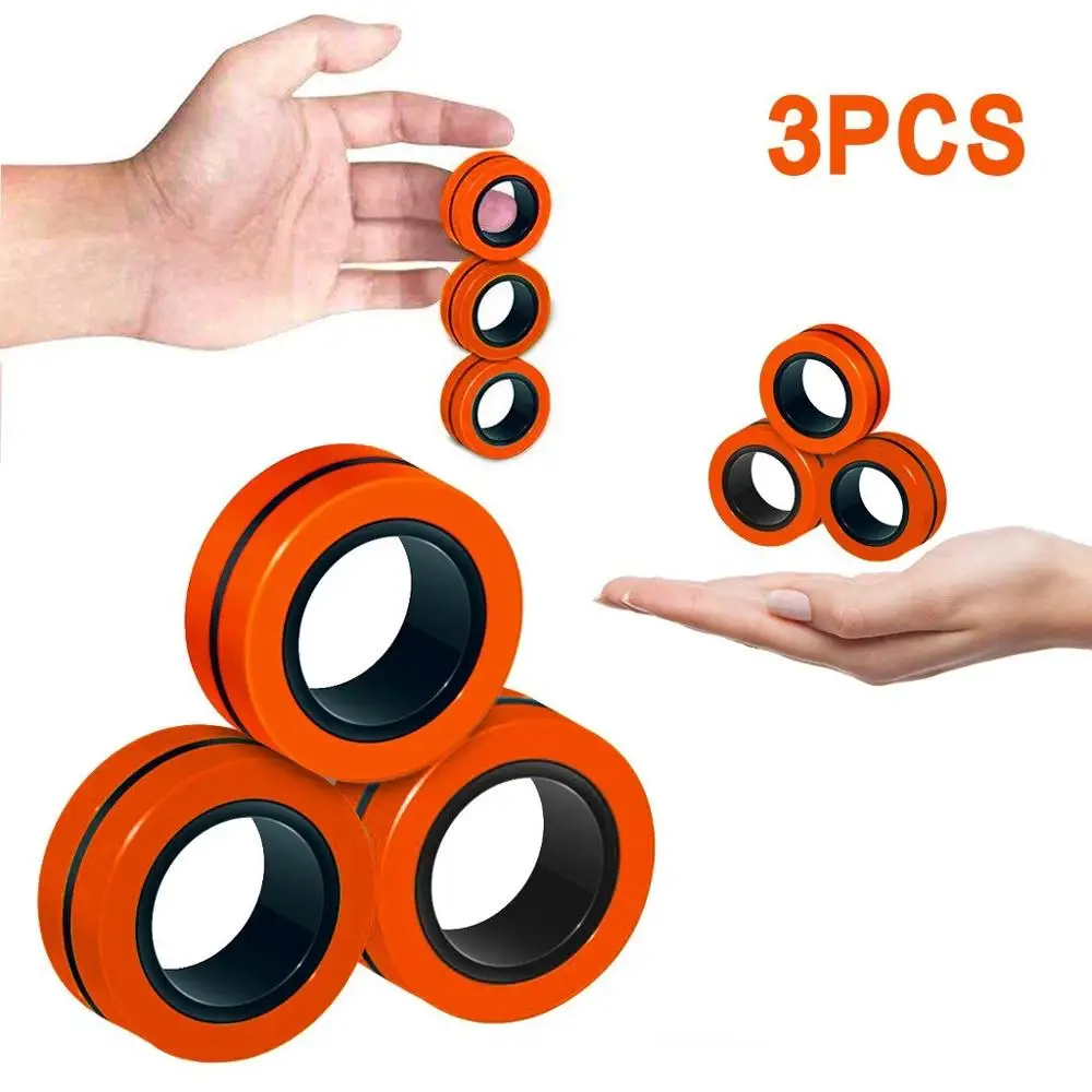 Магнитный Спиннер магнитный браслет кольцо игрушка для снятия стресса игрушки