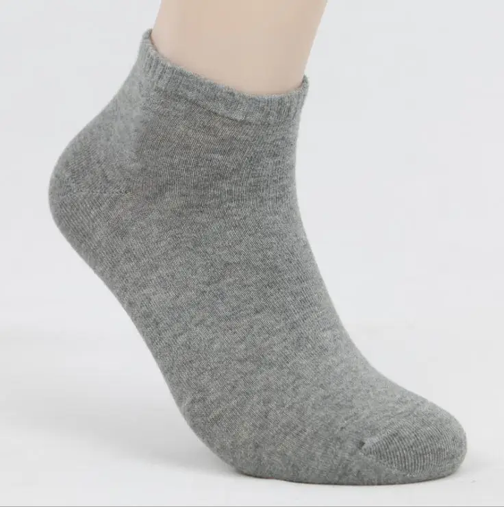 5pair Solid Color 3d Men Invisible Men's cotton Ankle Socks Summer Compresion Boat Sock man male sox big size EU39-44 | Мужская