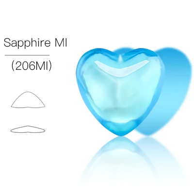 Сделай Сам блестящие Стекло в форме сердца со стразами маникюр патч Стразы 3D Nail Art